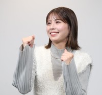 大仁田美咲アナウンサー（撮影・中田匡峻）