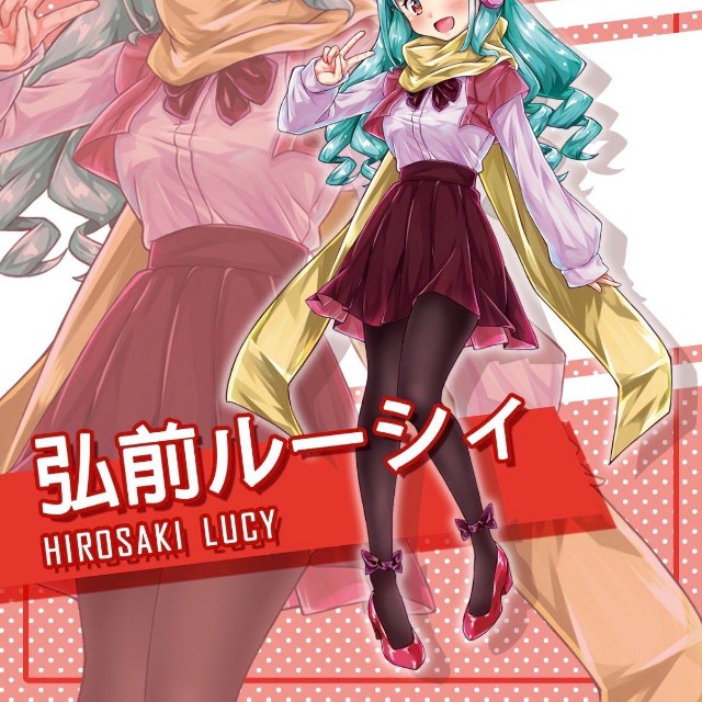 弘前物産パルシー発祥のご当地キャラクター「弘前ルーシィ」／弘前物産パルシー（@hirosakipalcy）提供