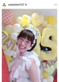 佐藤栞里のインスタグラム＠satoshiori727より
