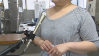 琴平高校の食堂に勤務／ホーユーに雇用されている女性
