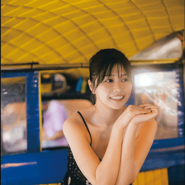 「FLASH」（26年9月8日発売号）に登場した冴木柚葉のオフショット　本人のX（@yuzuha_saeki）より