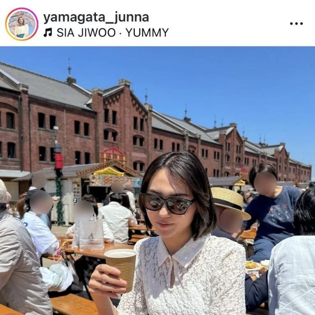 山形純菜アナウンサーのインスタグラム＠yamagata_junnaより