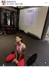 金原早苗インスタグラム＠kiiiiin37より