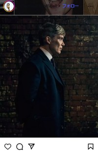 「ピーキー・ブラインダーズ」＝キリアン・マーフィーのインスタグラム＠cillianmurphyofficialより