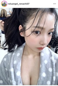 松山玲菜インスタグラム＠roluangel_renachi07より