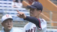 岡山理大付／先発の原田投手
