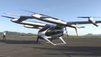 お披露目された「空飛ぶクルマ」の新機体