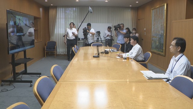 岡山県庁　午前10時ごろ