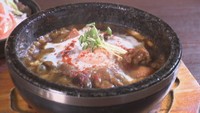 炭火焼肉 味道源の「石焼カレー」1320円