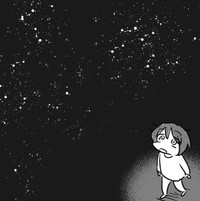 久しぶりに見る満天の星空（もずももこさん提供）