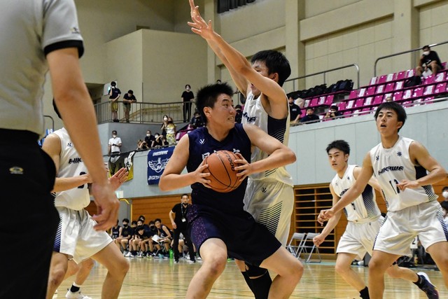 【男子決勝】日川―日本航空（全国高校総体バスケ山梨県大会2022）