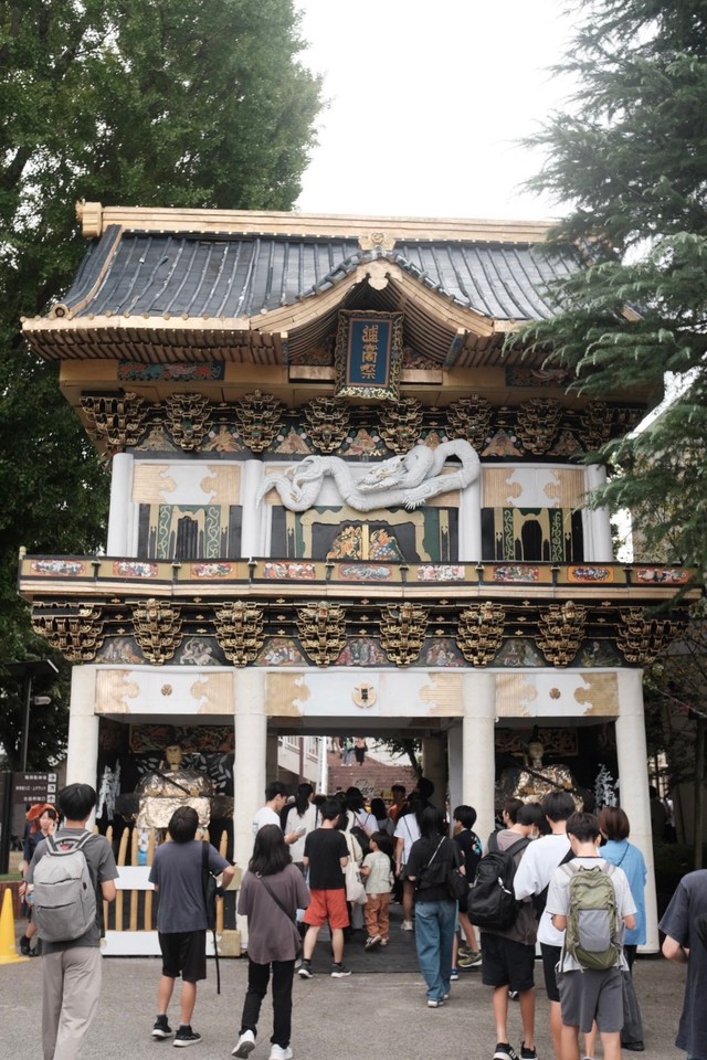こちらが話題になった浦和高校の陽明門（ざわわさん提供）