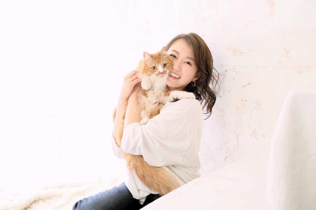 鼻チューに恋焦がれる元SDN津田麻莉奈…愛猫・虎太郎との幸せな日々