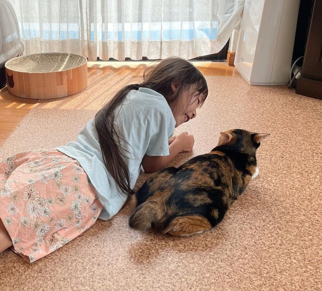 しじみちゃんとおしゃべり、楽しいね