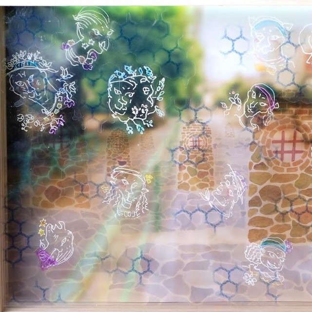 セアまりさん自身が描いた「シャルル・ボネ症候群」によって見える幻視の世界