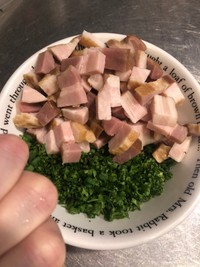 インターネットやってる人間としては1回は作ってみたい料理作り中ですわ（提供：お菓子作り お嬢様さん）