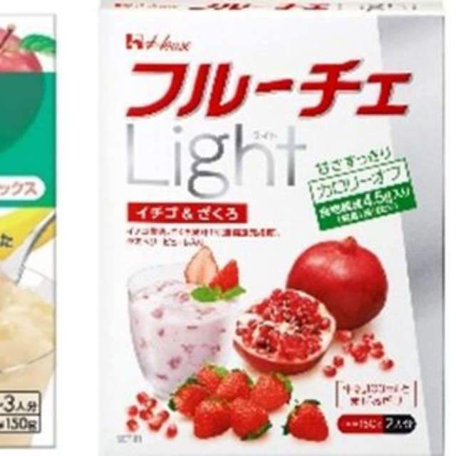 「フルーチェ」過去のラインナップの一部（現在は発売してません、提供）