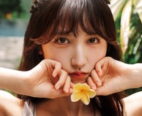 長友彩海1st写真集『予定外の瞳』（C）KADOKAWA　（C）DH　PHOTO：下田直樹
