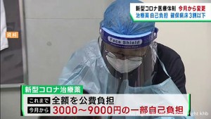 １０月から新型コロナ医療体制変更に　治療薬は一定の自己負担　確保病床が減少