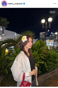 生見愛瑠インスタグラム＠meru_nukumiより