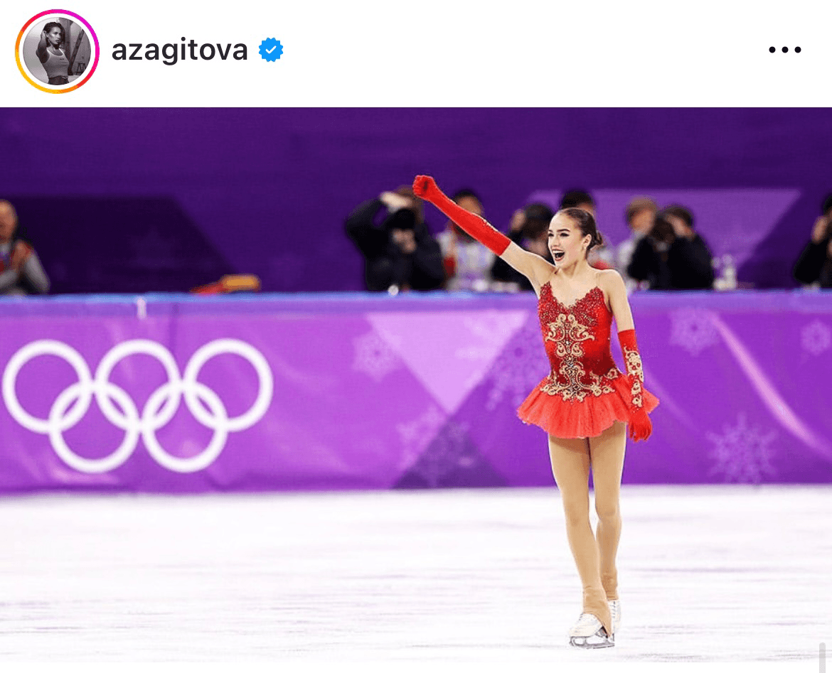 Alina Zagitova (@azagitova)さんのインスタグラムより