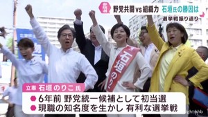 参院選宮城選挙区　石垣氏が再選　勝利の背景は？