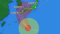 大型で非常に強い台風14号　19日ごろ中国・四国地方に最接近か