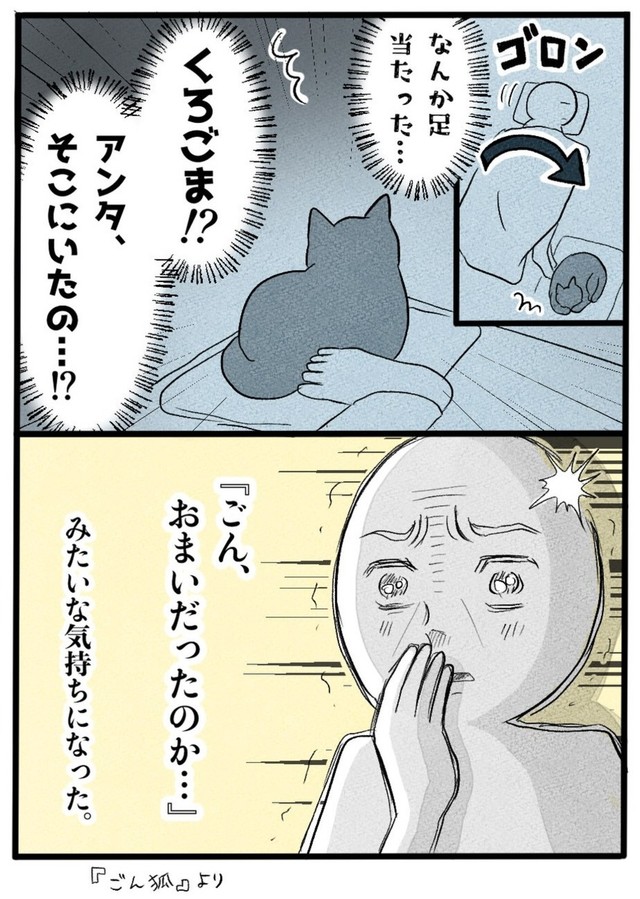 【漫画】『ネコと暮らした9日間』48（イゴカオリさん提供）