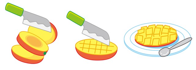 マンゴーは三枚におろすと食べやすい※画像はイメージです（mogtani/stock.adobe.com）
