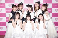 （後列左より）真山りか、星名美怜、柏木ひなた、小林歌穂、中山莉子（前列左より）新メンバーの桜木心菜、小久保柚乃、風見和香