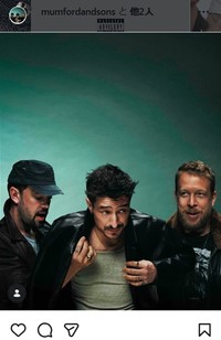 マムフォード＆サンズ＝マーカス・マムフォードのインスタグラム＠marcusmumfordより