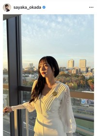 岡田紗佳のインスタグラム＠sayaka_okadaより