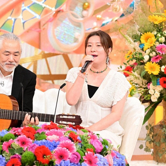 山口県からやって来た25歳差新婚さん＝「新婚さんいらっしゃい！」ⓒABCテレビ