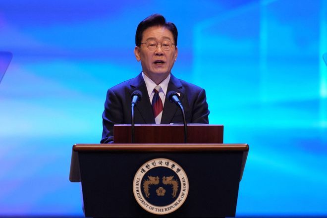 South Korea’s Lee urges talks with North Korea to replace armistice with peace | The Asahi Shimbun: Breaking News, Japan News and Analysis