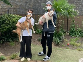 「犬や猫のために続けたい」　大野拓朗さんがおーあみ避難所のボランティアに参加