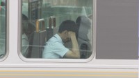 事故があった踏切　岡山・北区　17日午前11時ごろ