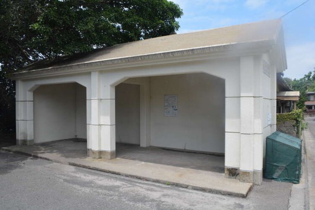 集落にあった退避壕