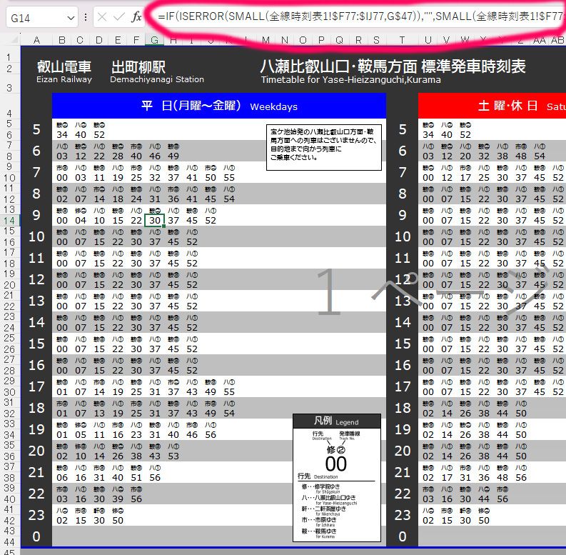 うっかりミス防ぐため」叡山電車の駅の時刻表は……意外すぎる活用法に
