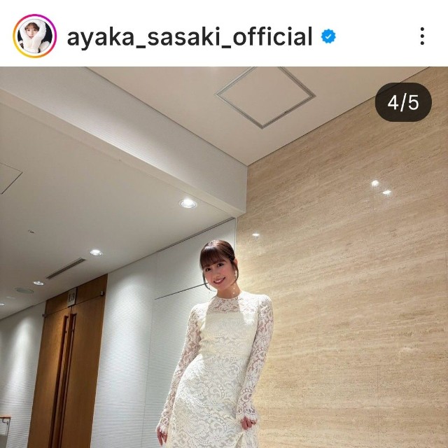 佐々木彩夏(@ayaka_sasaki_official)さんのインスタグラムより