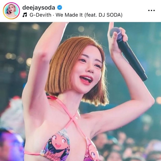 DJ SODAインスタグラム(@deejaysoda)より