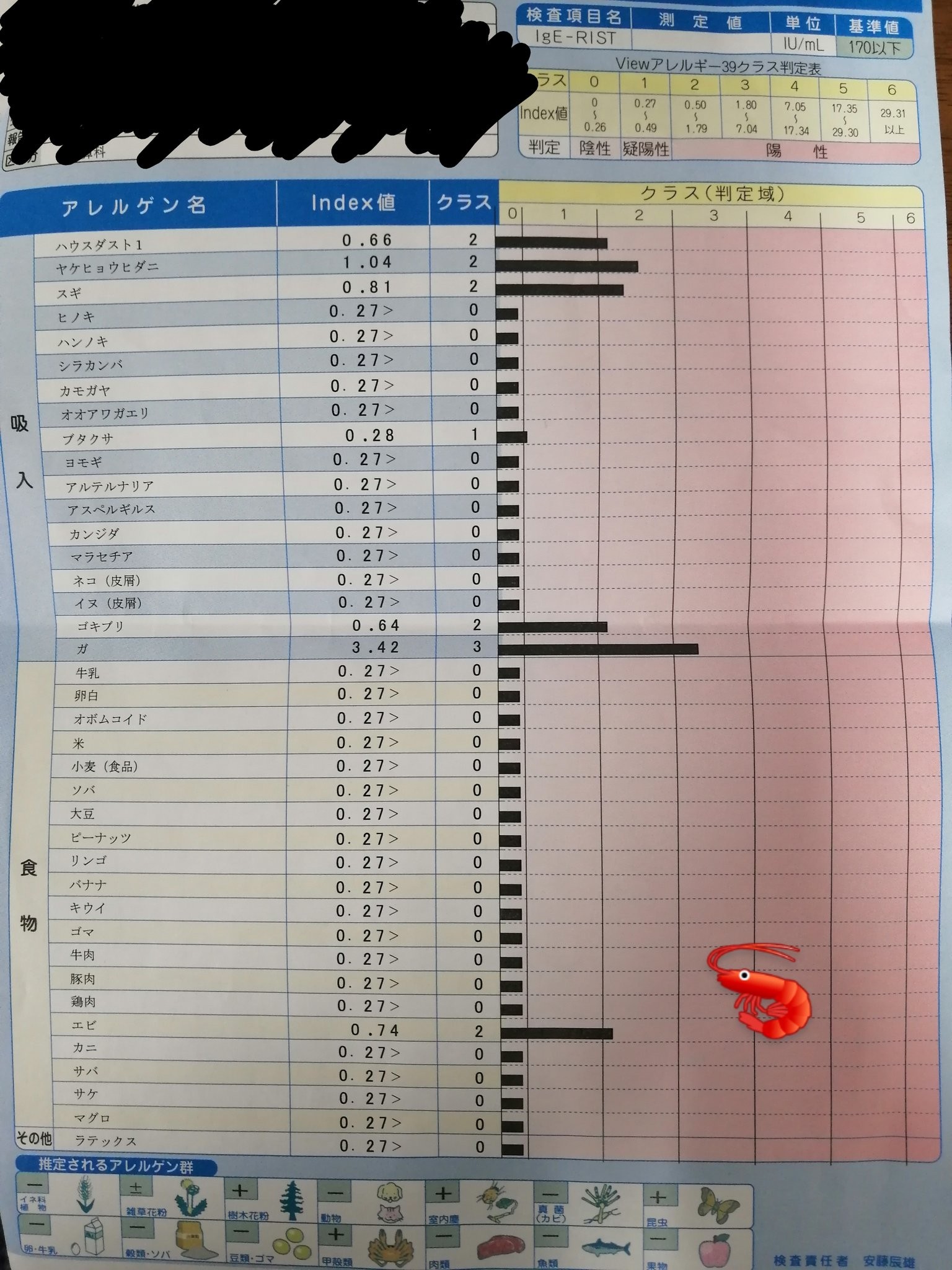 エビ アレルギー 検査