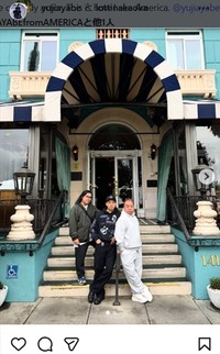 綾部祐二のインスタグラム＠yujiayabeより