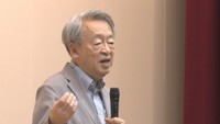 池上彰さん　大学で新入生に特別講義　「AIとの付き合い方を学んで」　岡山