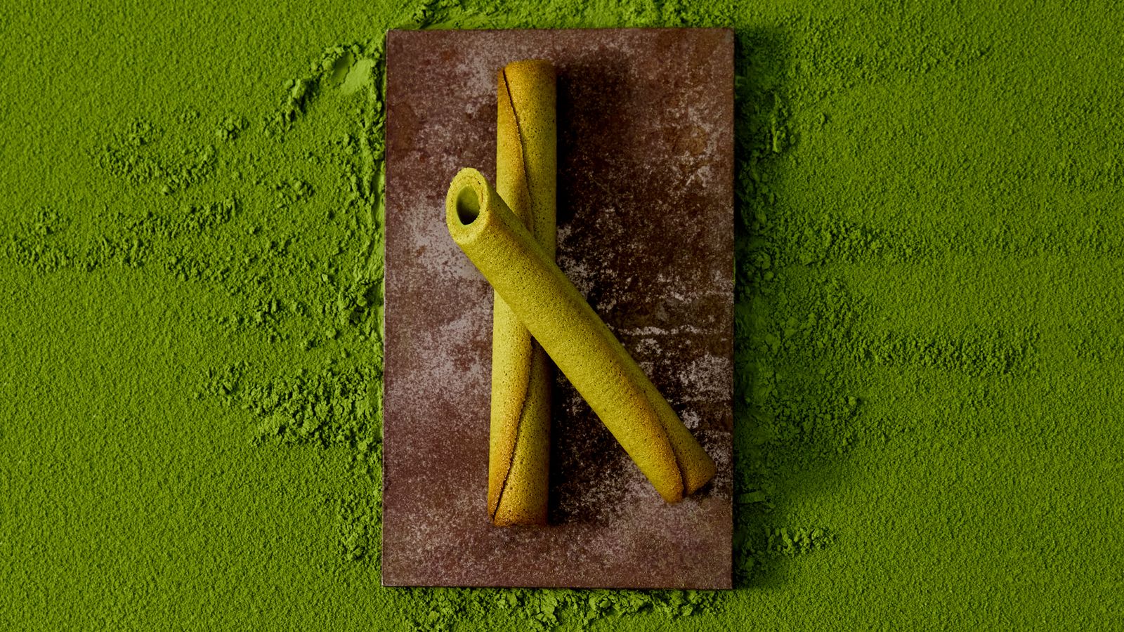 「ヨックモック」のシガール オゥ マッチャ。<br>すべて実食！ 自慢の手土産　＃163