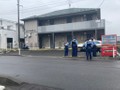 容疑者が確保されたとみられるアパート　仙台・太白区　7日