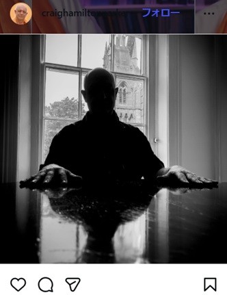 クレイグ・ハミルトン・パーカー氏のインスタグラム＠craighamiltonparkerより