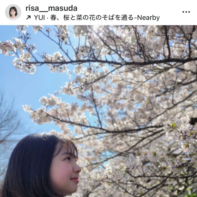 増田梨沙（@risa__masuda）さんのインスタグラムより