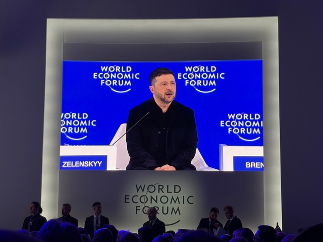 「ヨーロッパは傍観」いらだち隠さぬゼレンスキー大統領、ダボス会議で求めたこと