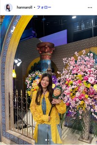 眞木花のインスタグラム@hannarollより