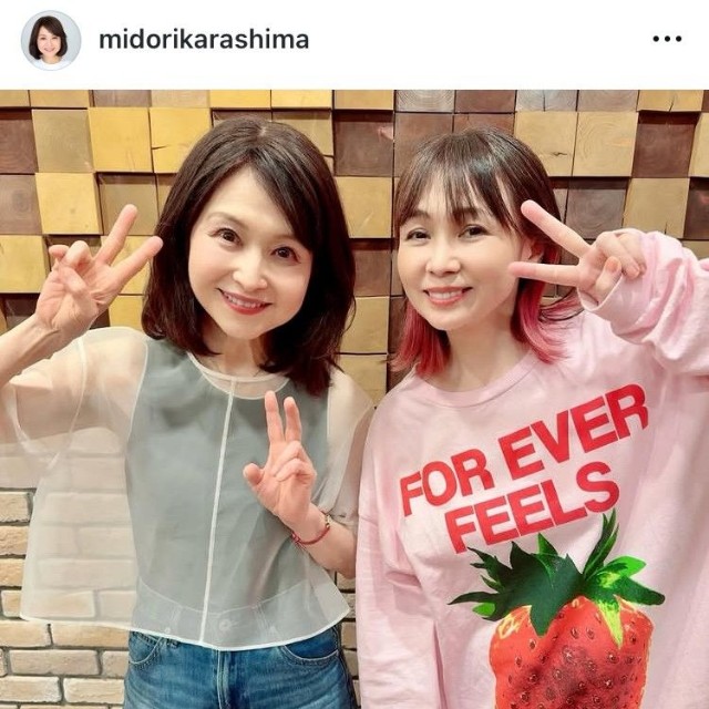 辛島美登里インスタグラム＠midorikarashimaより